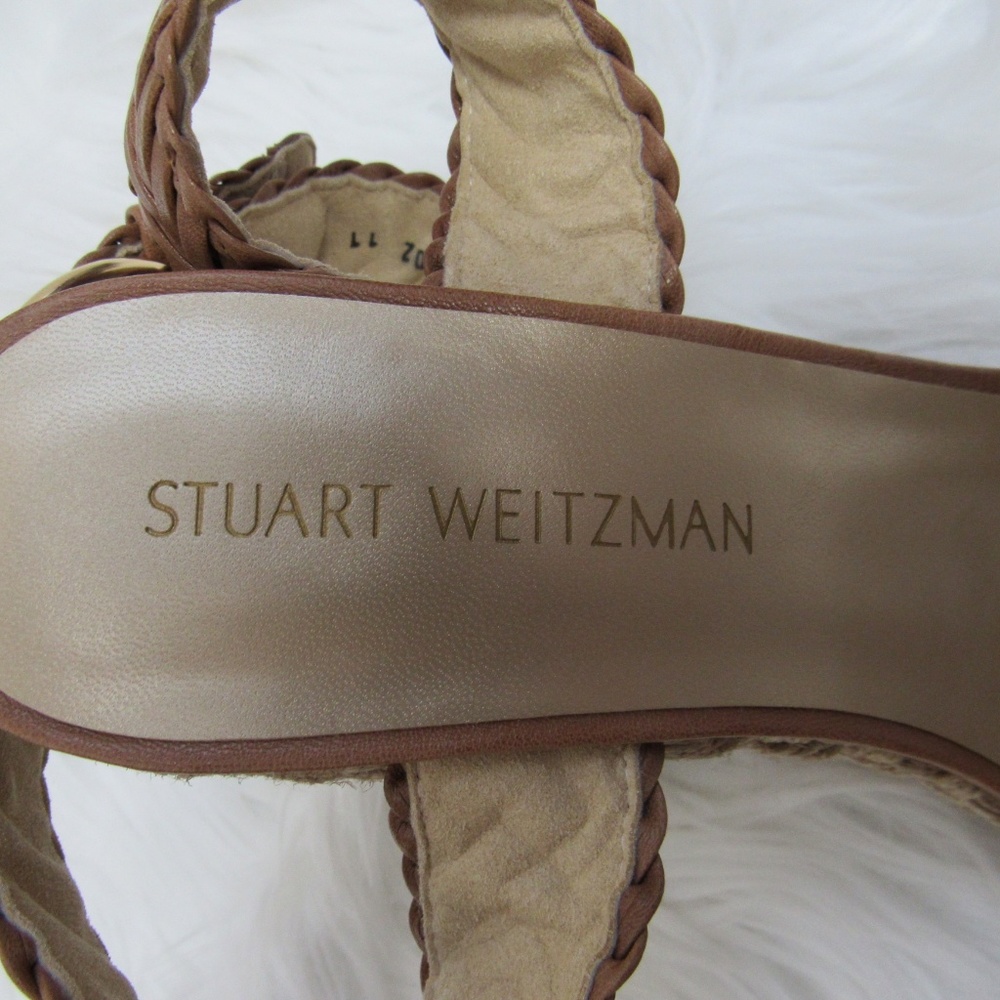 Stuart Weitzman Elixir Espadrille Wedge Sandals - Picture 3 of 8